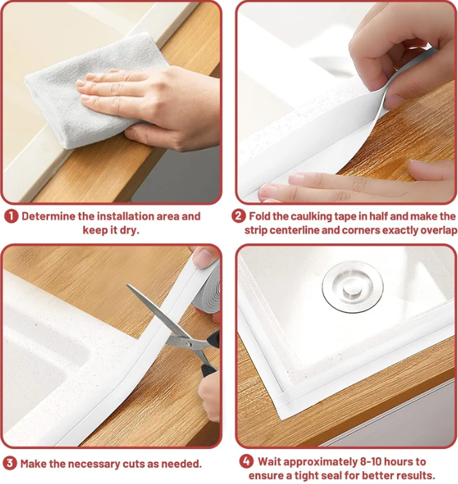 3.2m Self-Adhesive Sealing Tape With Scraper
