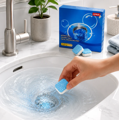 Drain Cleaning Tablets 12Pack For Sinks, Showers &Washing Machines